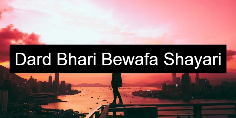 Dard Bhari Bewafa Shayari
