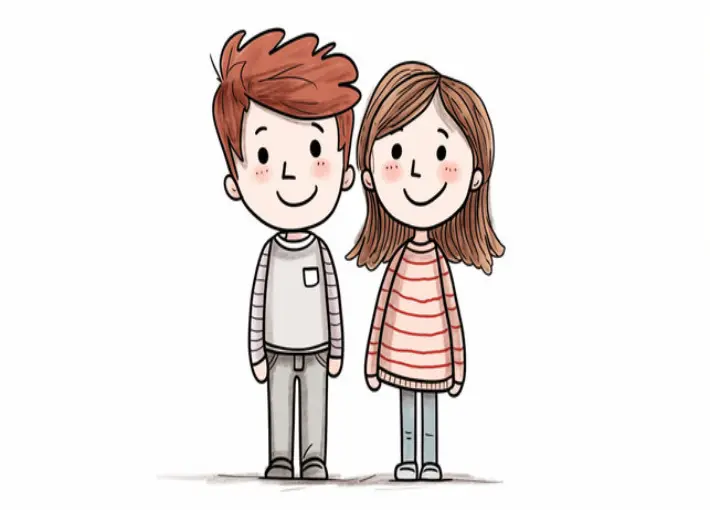 Cute Couple Dp Cartoon Matching