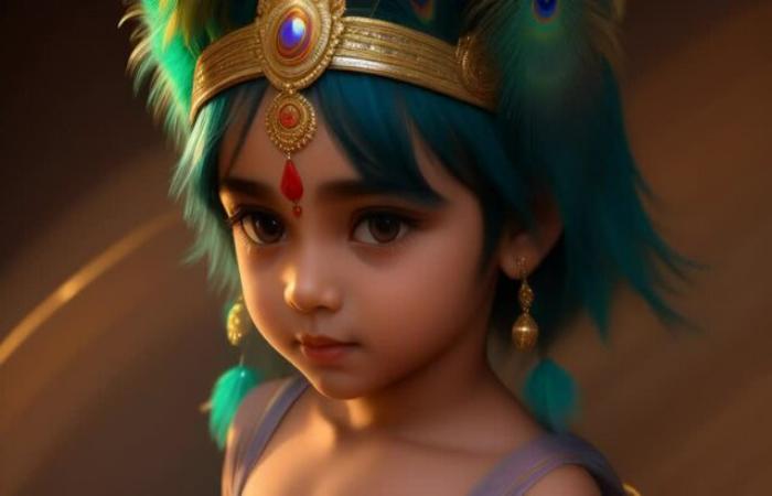 Cute Krishna Dp For Instagram