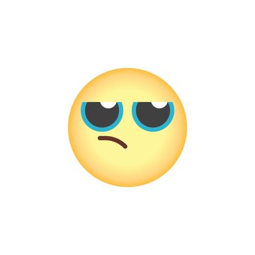 Depressing Emoji Dp Black